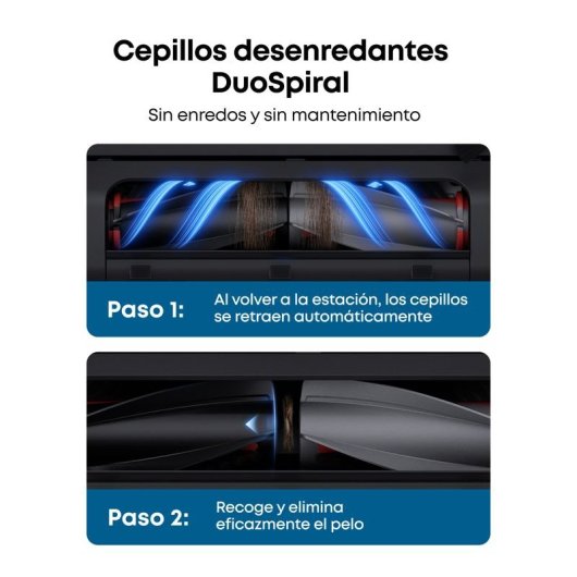 Robot Aspirador Eufy Omni E28 con Autovaciado Navegación Inteligente 20.000 Pa