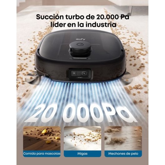 Robot Aspirador Eufy Omni E28 con Autovaciado Navegación Inteligente 20.000 Pa