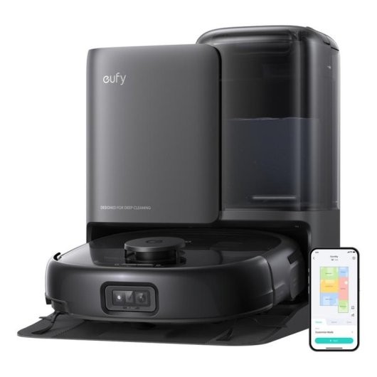 Robot aspirador Eufy Omni E25 con Autovaciado Navegación LiDAR 20.000 Pa