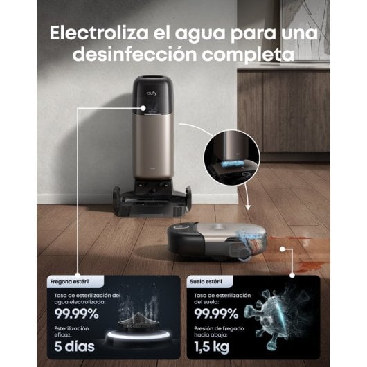 Robot Aspirapolvere Eufy Omni S2 Navigazione IA 30.000 Pa Stazione UniClean 12 in 1