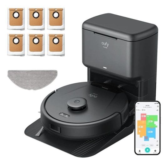 Aspirateur Robot Eufy L60 Hybrid Navigation Laser Puissance 5.000 Pa