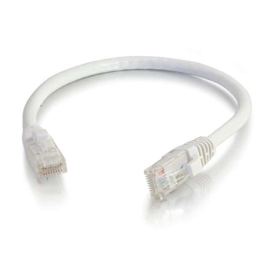 Cable de red Cat6 UTP de 2 m con funda antienganche C2G blanco