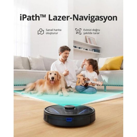 Aspirateur Robot et Laveur Eufy Clean L35 Hybrid Noir 145 min Autonomie