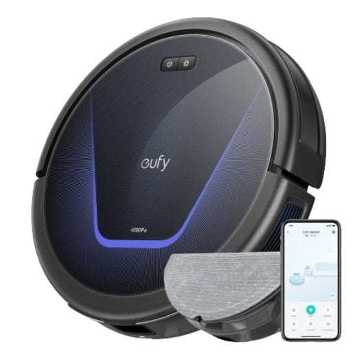 Robot Aspirador Eufy G50 Hybrid Navegación Láser 4.000 Pa Control por Voz