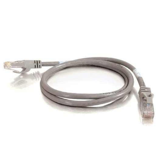 Cable de red Cat6 UTP de 3 m con funda antienganche C2G gris