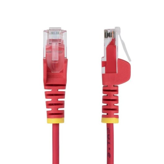 Netzwerkkabel Ethernet CAT6 Dünn StarTech 7m Rot Ohne Haken PoE 100W