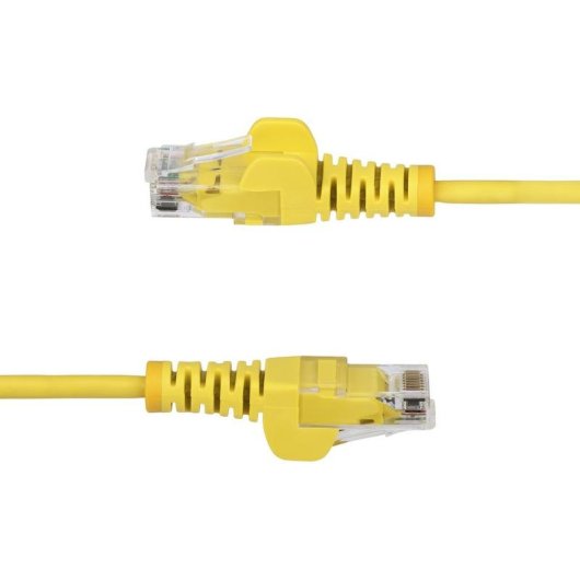 Cable de red StarTech CAT6 Delgado 1m Amarillo UTP PoE++ 100W