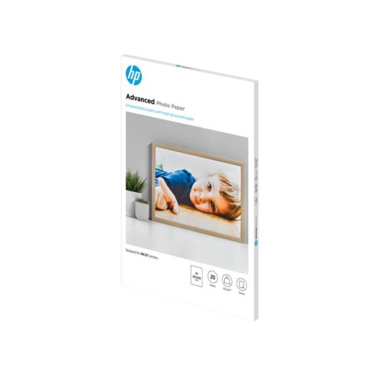 Papel Fotográfico HP Advanced Glossy A3 250 g/m² 20 Hojas
