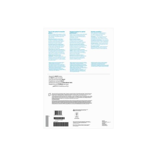 Papel Fotográfico HP Advanced Glossy A3 250 g/m² 20 Hojas