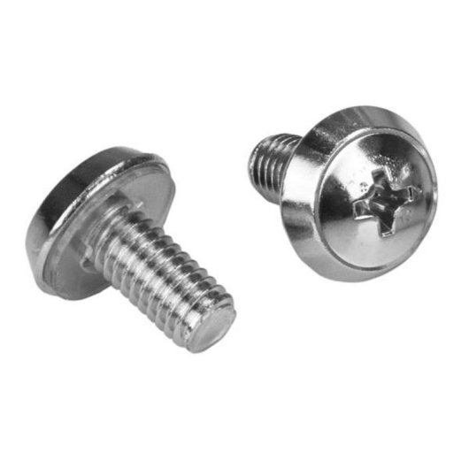 Tornillos M6 para Rack y Tuercas enjauladas StarTech.com Paquete de 20