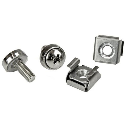 Kit de montaje para rack StarTech M5 20 piezas con tuercas enjauladas