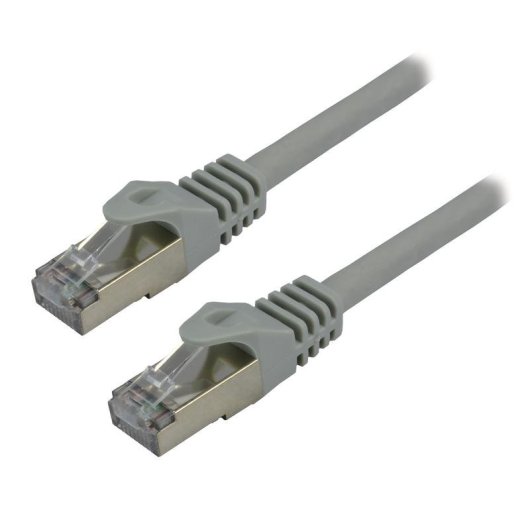 Cavo di rete MCL Cat7 S/FTP 1 m Grigio RJ-45 a RJ-45