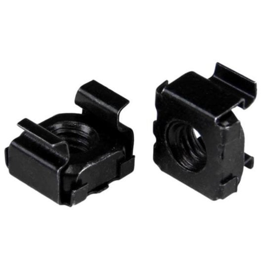 Tuerca enjaulada StarTech M5 pour rack de serveur, paquet de 100 unités, noir