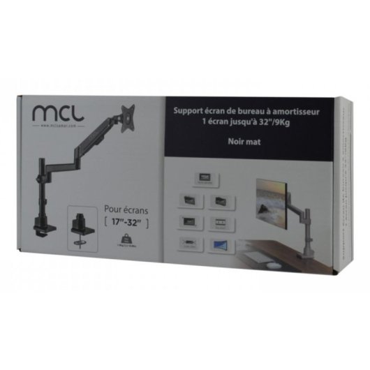 MCL MS3A99AZSBAE3209N Support Moniteur Bureau 17 à 32" VESA 75x75 à 100x100 Max 9Kg