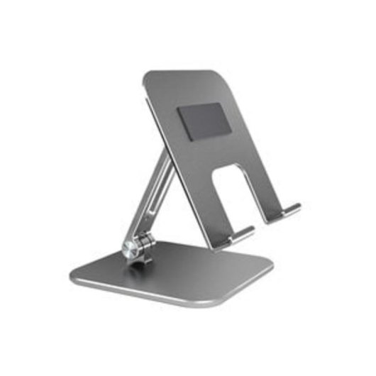 Support de bureau pour smartphone DLH DY-DU5215 Alu Argent