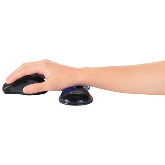 Suporte de pulso fino em gel Kensington Slim Duo para rato/trackball - Azul