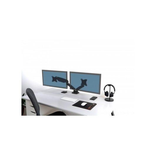 Port Designs 901105 Soporte Monitor Mesa 2 Pantallas 17 a 32" VESA 75x75 a 100x100 Max 8Kg