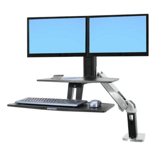 Ergotron WorkFit-A Support Moniteur Bureau 5 à 24" VESA 75x75 à 100x100 Max 11,3Kg