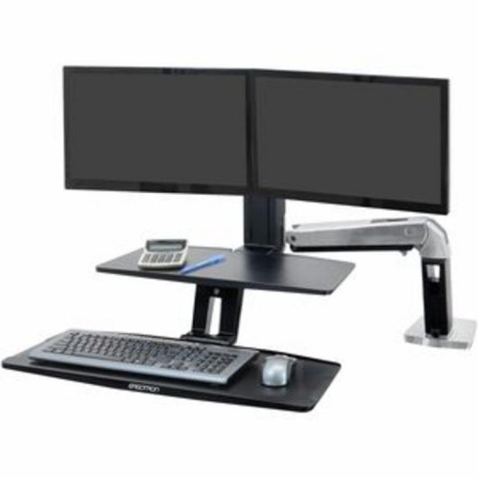 Ergotron WorkFit-A Support Moniteur Bureau 5 à 24" VESA 75x75 à 100x100 Max 11,3Kg