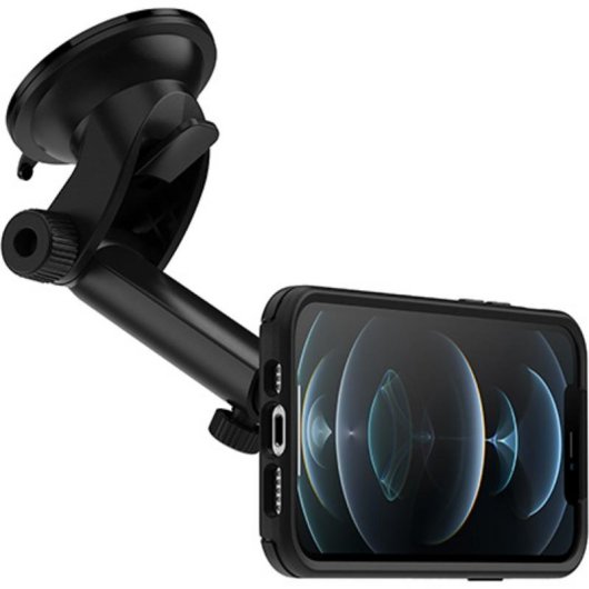 Soporte para salpicadero y parabrisas OtterBox MagSafe para iPhone, negro