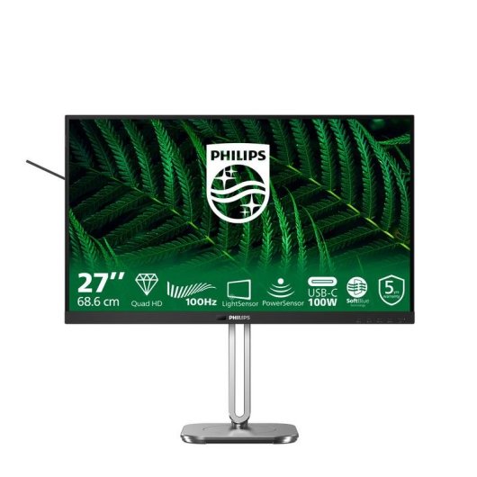Monitor Philips 5000 Series 27B2G5601/00 27" Quad HD 100Hz IPS Höhenverstellbar