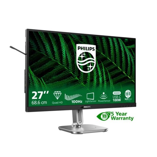 Monitor Philips 5000 Series 27B2G5601/00 27" Quad HD 100Hz IPS Höhenverstellbar