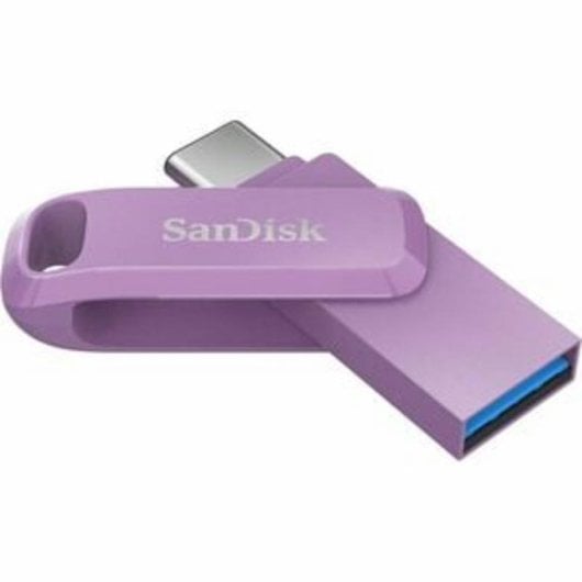 Clé USB SanDisk Ultra Dual Drive Go 64GB USB Type-A et Type-C Lavande