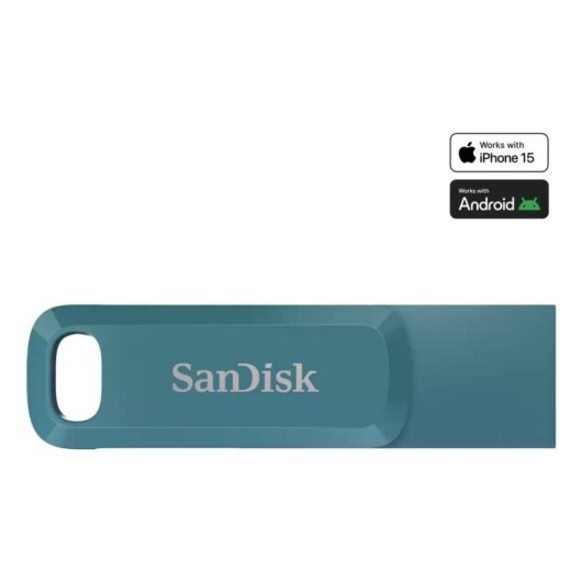 Unidad flash SanDisk Ultra Dual Drive Go 512 GB USB Tipo C 3.2 Gen 1 400 MB/s