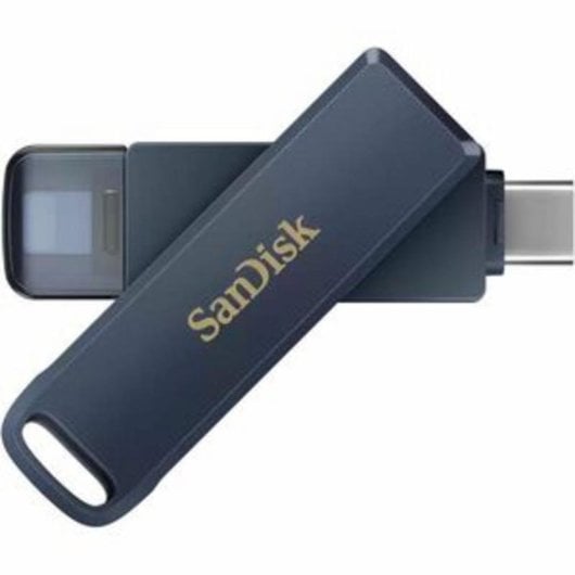 Pen USB SanDisk iXpand 64 GB USB Type-C / Lightning azul