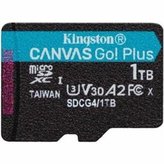 Tarjeta microSD Kingston Canvas Go Plus 1 TB UHS-I U3 V30 A2 200 MB/s