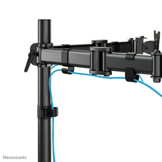 NEOMOUNTS NM-D135D3BLACK Supporto triplo per monitor Scrivania 10 a 27" VESA 75x75 a 100x100 Max 8Kg