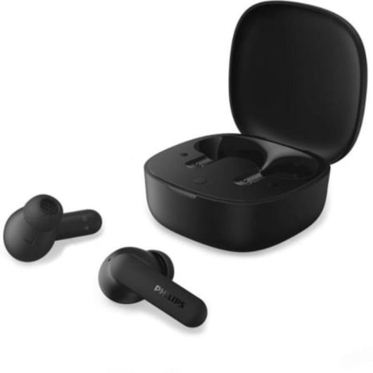 Auriculares Philips TAT2100 inalámbricos Bluetooth 6.0 para llamadas y música negros