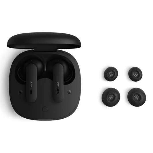 Auriculares Philips TAT2100 inalámbricos Bluetooth 6.0 para llamadas y música negros