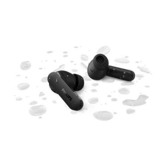 Auriculares Philips TAT2100 inalámbricos Bluetooth 6.0 para llamadas y música negros