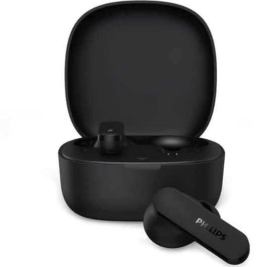 Auriculares Philips TAT2100 inalámbricos Bluetooth 6.0 para llamadas y música negros