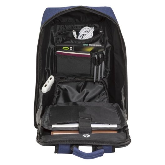 Rucksack Dbramante1928 Christiansborg für Laptop 16 Zoll blau