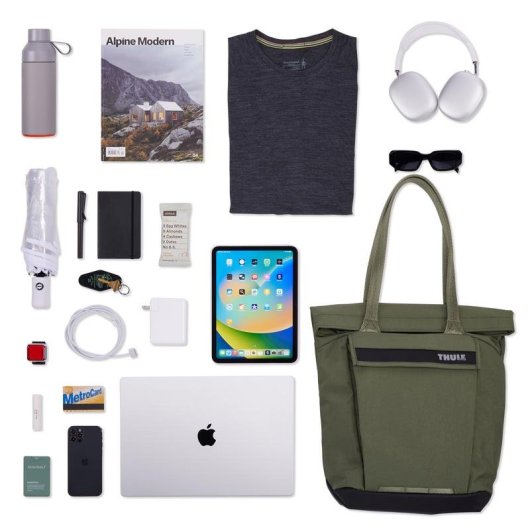 Bolso Thule Paramount 22L Soft Green Unisex Cremallera 16"