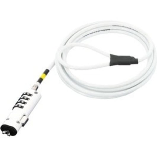 Cavo antifurto MOBILIS 001334 1,8 m codice acciaio bianco