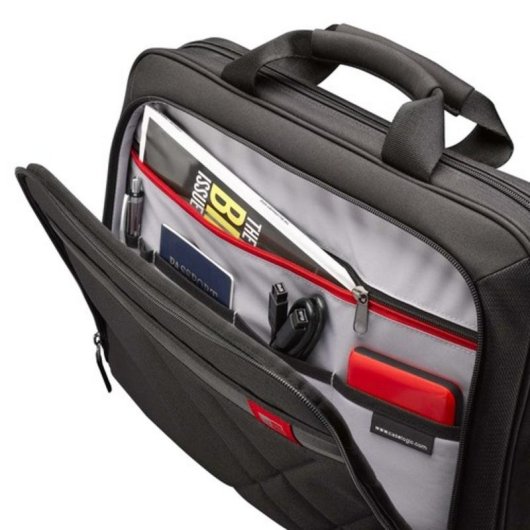 Umhängetasche Case Logic DLC-115 Schwarz 15.6" Gefüttert