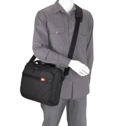 Umhängetasche Case Logic DLC-115 Schwarz 15.6" Gefüttert