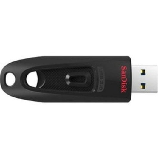 Clé USB SanDisk Ultra 64 Go USB 3.2 Gen 1 noire coulissante 130 Mo/s