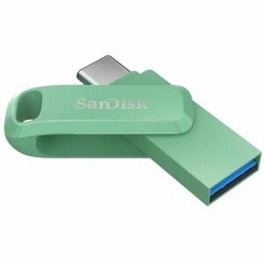 Unidad flash SanDisk Ultra Dual Drive Go 512 GB USB Type-C 3.2 Gen 1 400 MB/s verde