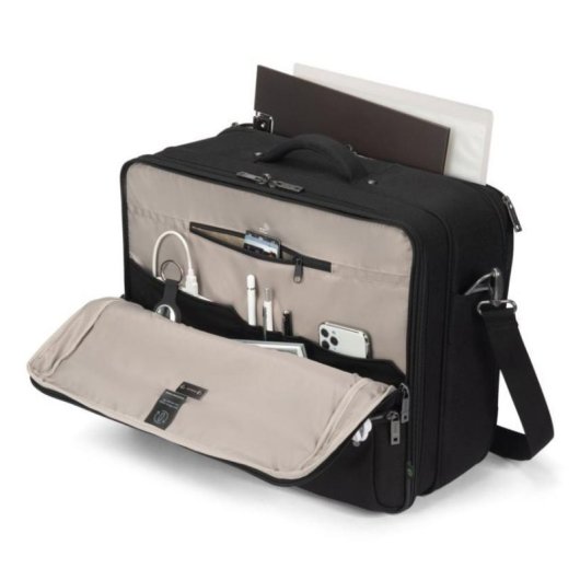 Maletín DICOTA D32164-RPET para portátil de hasta 17.3", con tirante para hombro