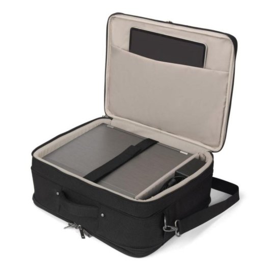 Maletín DICOTA D32164-RPET para portátil de hasta 17.3", con tirante para hombro