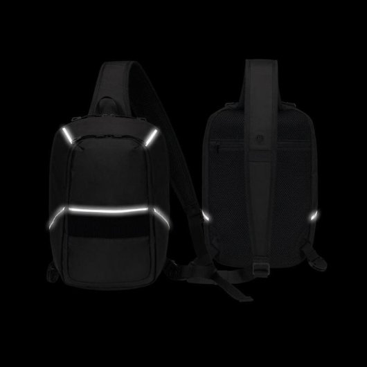 Mochila DICOTA Hi-Vis para tableta de 12.9", resistente al agua y con elementos reflectantes