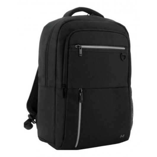 Rucksack Mobilis The One für Laptops von 14" bis 16" Schwarz Recycling-Polyester