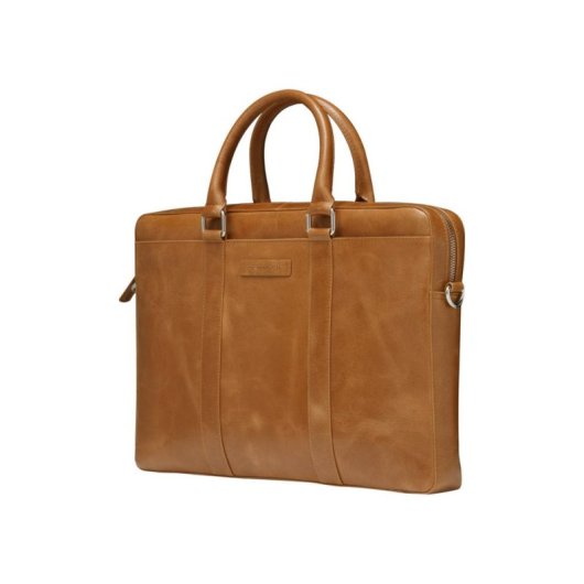 Maleta portátil Dbramante1928 Nordborg 15" couro castanho