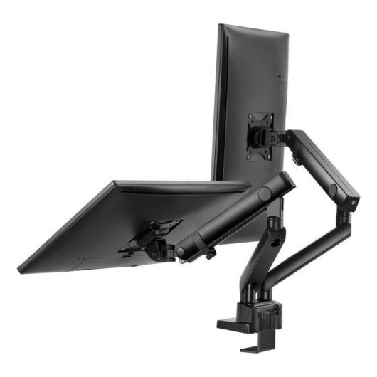Urban Factory FAM02UF-BK Soporte Monitor 2 Brazos Mesa 32" VESA 75x75 a 100x100 Máx 8Kg