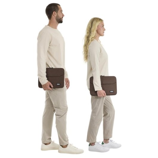 Hülle Sleeve Thule Lithos TLS114 für MacBook Pro 14" Braun