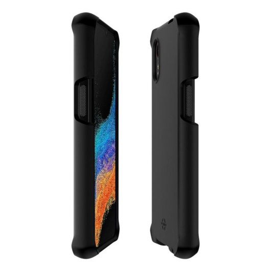 Funda para móvil Mobilis Spectrum_R Cover Impacthane Schwarz Stoßfest für Galaxy Xcover 7 Pro